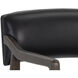 Keagan Cortina Black Leather Office Chair